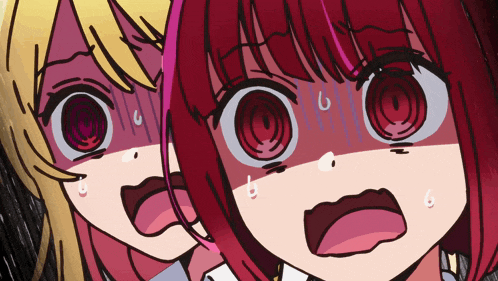 Kana and Ruby's shocked reaction